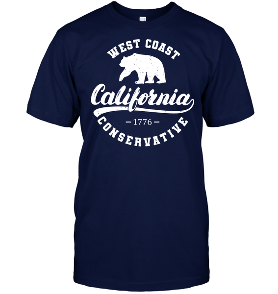 West Coast Conservative - White Text