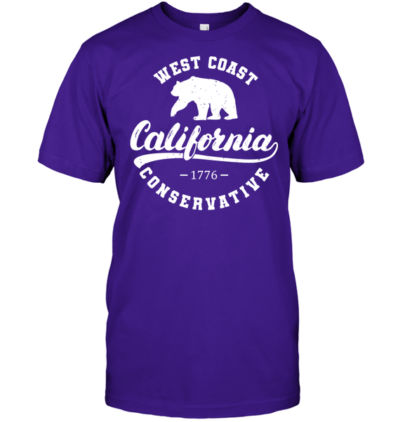 West Coast Conservative - White Text