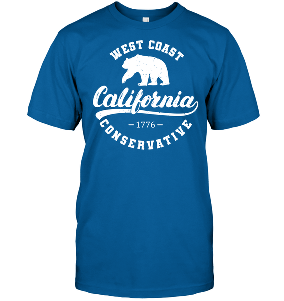 West Coast Conservative - White Text