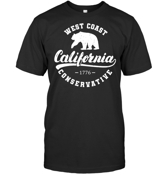 West Coast Conservative - White Text