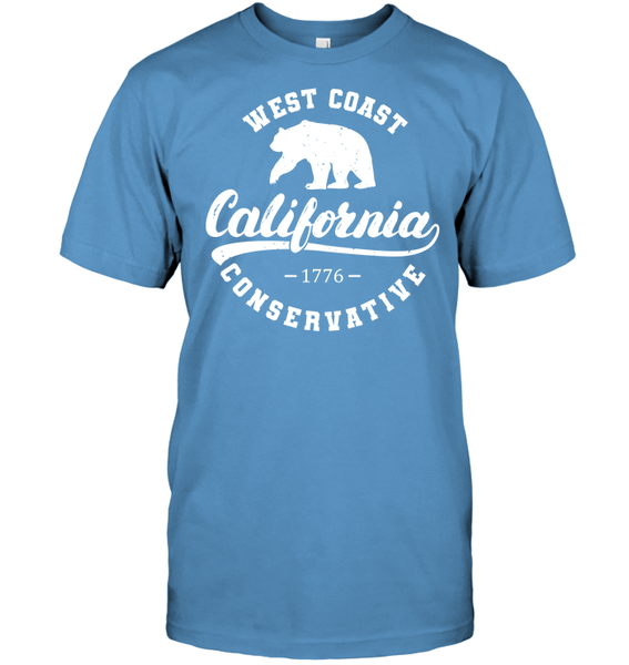 West Coast Conservative - White Text