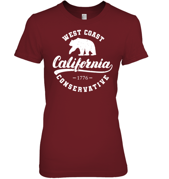 West Coast Conservative - White Text