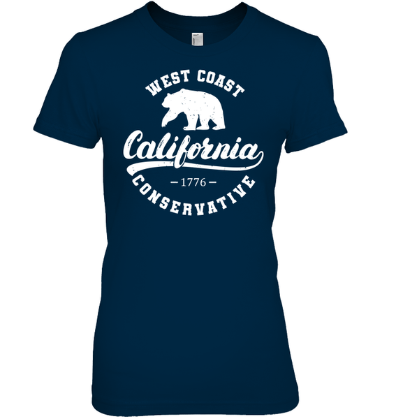 West Coast Conservative - White Text