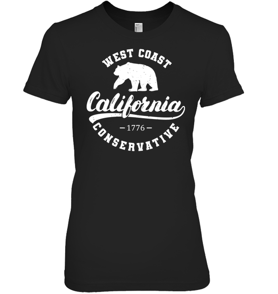 West Coast Conservative - White Text